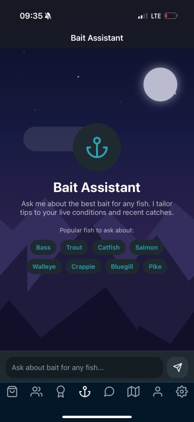 LinkFish Bait AI assistant conversation